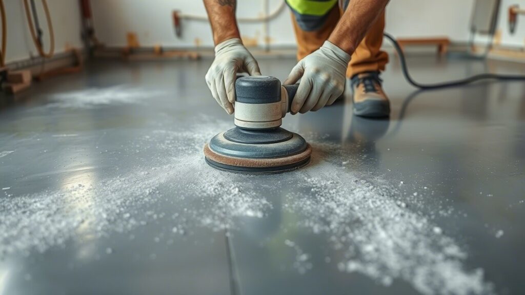 kan epoxy males over - slibning