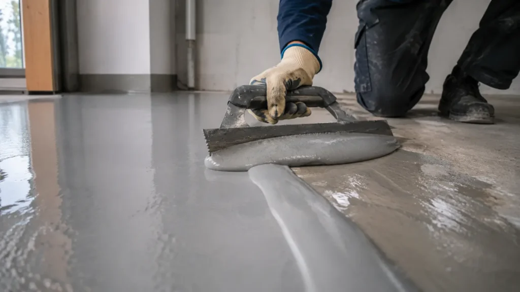 Epoxy gulvmaling
