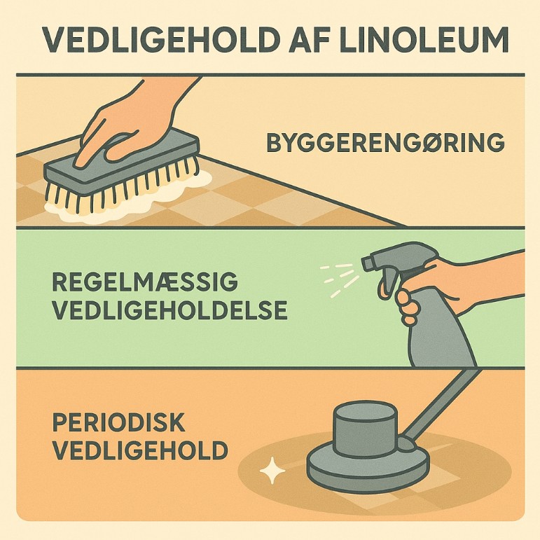 Vedligehold af linoleum
