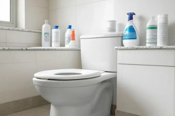 toilet lugter af urin