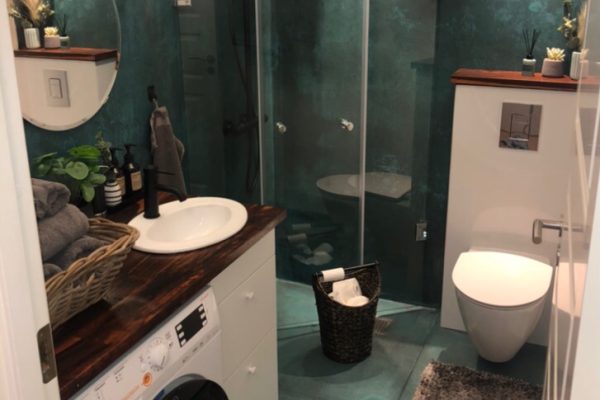 Badeværelse efter renovering